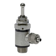 Riegler 3/2-Wege-Kipphebelvent.Schlauchs.Schnellverschr.G1/8,Schl. 5/3-1
