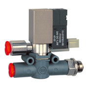 Riegler 3/2-Wege-Magnetventil, geführte Entl. Schl.-Gew. G1/8 Schl.6 NC-1