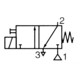 Riegler 3/2 Wege-MV, ES, NC, direktg., 24 V DC, FPM, G 1/8, PN 0 - 15 bar