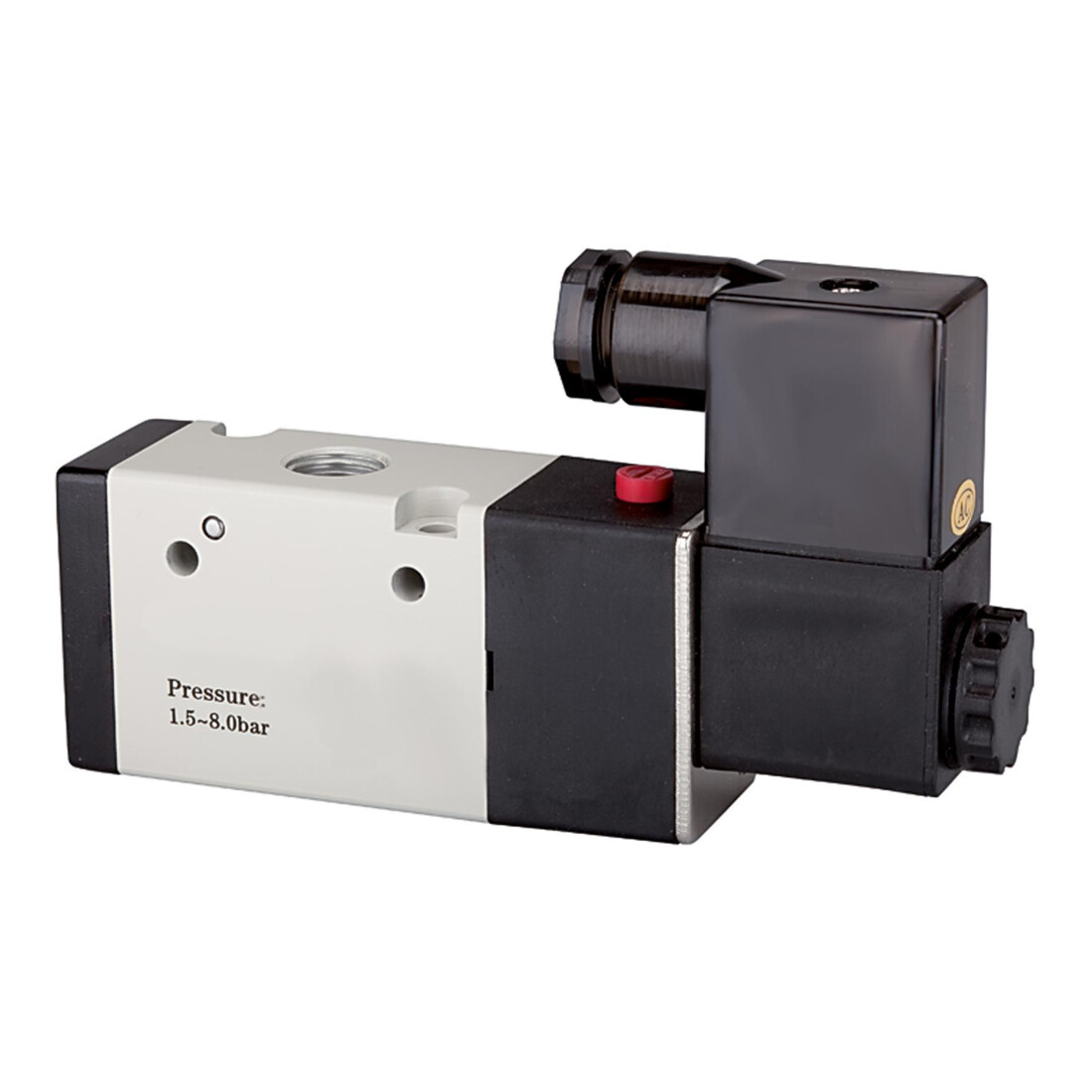 Riegler 3/2-Wegeven elektropn., monost., NO, G 1/4, 230V, 50 Hz, 850l/min