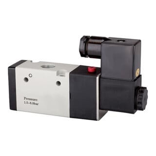 Riegler 3/2-Wegeven elektropn., monost., NO, G 1/8, 230V, 50 Hz, 750l/min