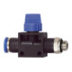 Riegler 3/2-Wegeventil »Blaue Serie«, Steckanschluss, G 1/8 a., S-G Ã˜ 8mm-1