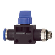 Riegler 3/2-Wegeventil  »Blaue Serie «, Steckanschluss, G 1/8 a., S-G Ã˜ 6mm-1