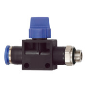 Riegler 3/2-Wegeventil »Blaue Serie«, Steckanschluss, G 1/8 außen Ã˜ 8mm