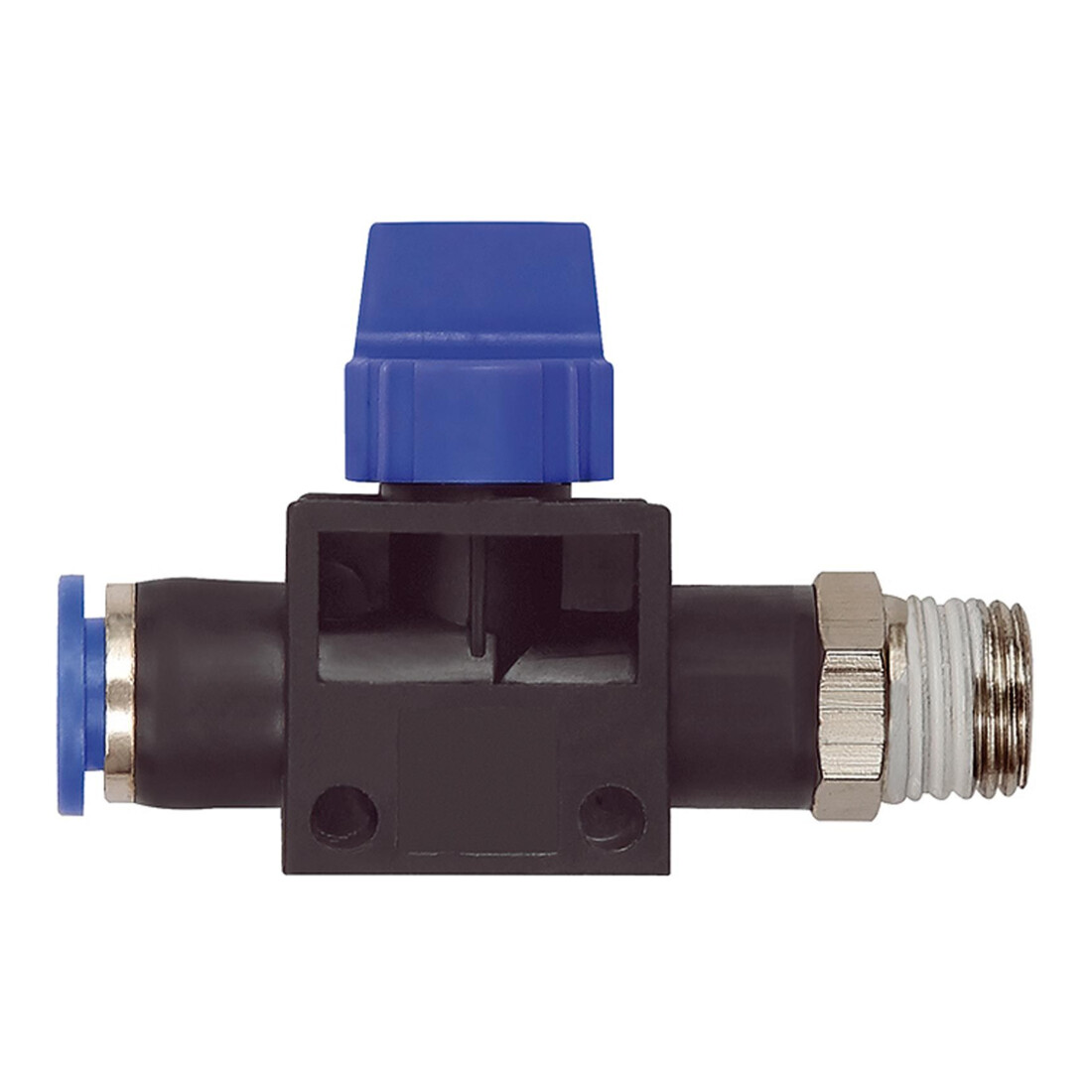 Riegler 3/2-Wegeventil »Blaue Serie«, Steckanschluss, R 1/8 a., S-G Ø 8mm