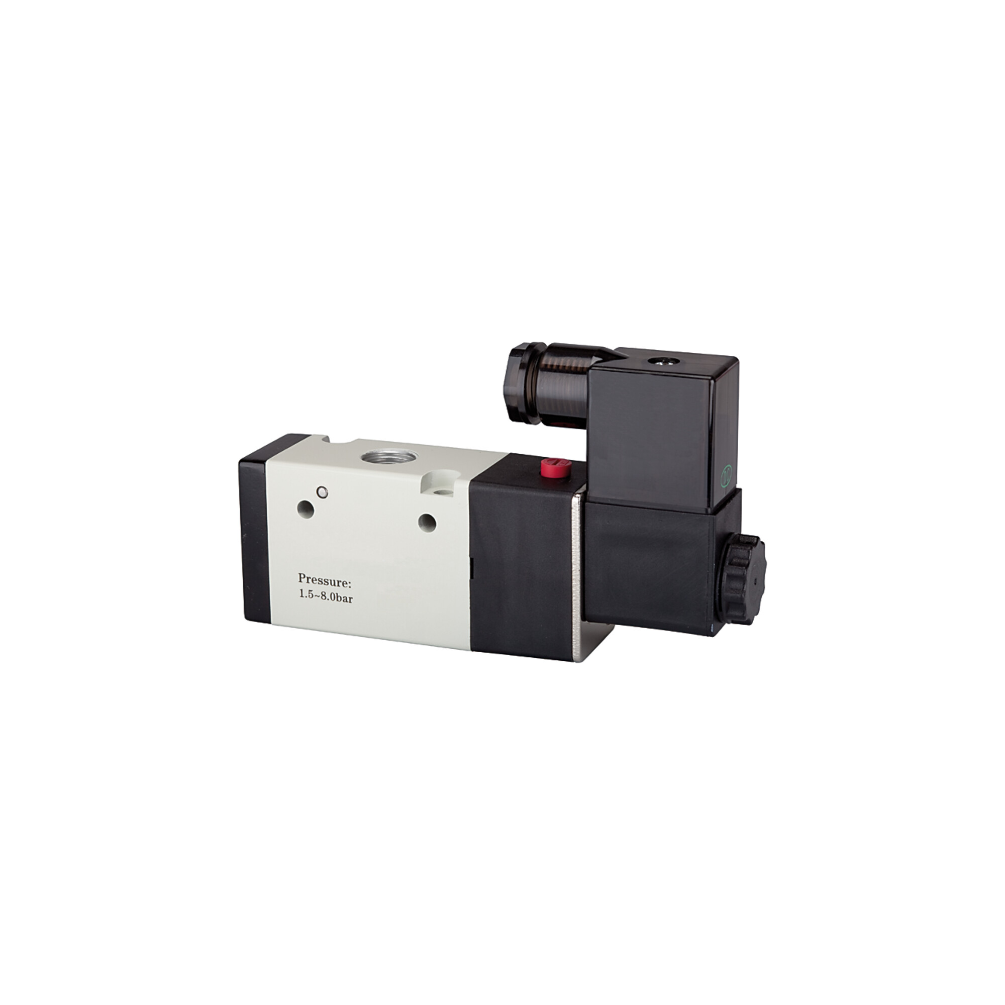 Riegler 3/2-Wegeventil elektropneum., monost., NO, G 1/8, 24VDC, 750l/min