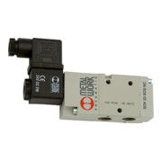 Riegler 3/2-Wegeventil, elektropneumat., monostabil, G 1/8, NO, 12 V DC-1