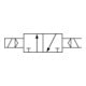 Riegler 3/2-Wegeventil, elektropneumatisch, »3V«, bistabil, M5, 24 V DC