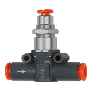 Riegler 3/2-Wegeventil, pneum. NC, Schlauch-Schlauch, für Schlauch-Ã˜ 6