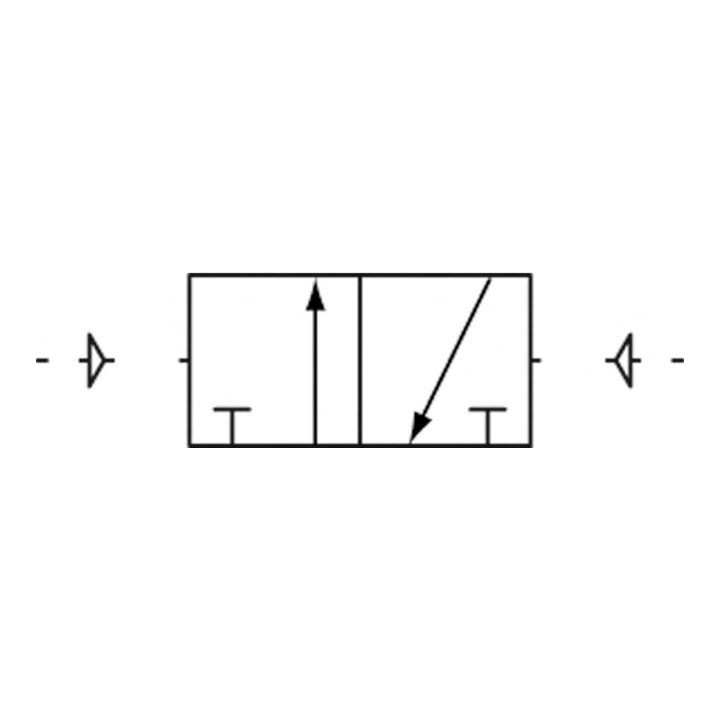 Riegler 3/2-Wegeventil, pneumatisch, »3A«, bistabil, G 3/8