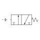 Riegler 3/2-Wegeventil, pneumatisch, »3A«, monostabil, NC, M5