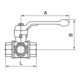 Riegler 3-Wege-Kugelhahn, Standard, L-Bohr., Messing vern., Rp 3/8, DN 10-3
