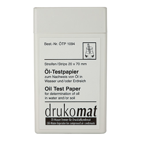 Riegler Öl-Testpapier (50 Streifen), für Öl-Wasser-Trenner »drukosep«