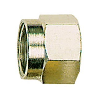 Riegler Ãœberwurfmutter, M18x1,5, Rohr-Außen-Ã˜ 12 mm, Messing vern.