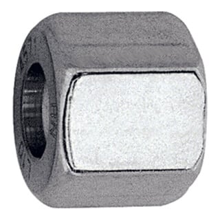 Riegler Ãœberwurfmutter, M30x2,0, Rohr-Außen-Ã˜ 22 mm, Edelstahl 1.4571