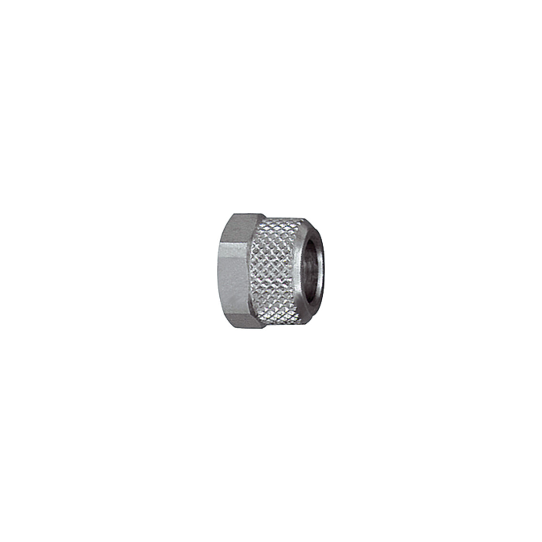 Riegler Überwurfmutter, M8x0,5, für Schlauch 6/4 mm, SW 9, MS vern.