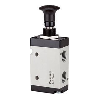 Riegler 5/2 électrovanne, commande bouton-poussoir, »3L«, G 1/4, 1300 l/min