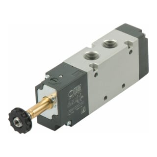 Riegler 5/2-Vanne »BASIC«, électropneumatique, monostable, G 1/8