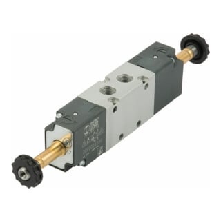 Riegler 5/2-Wegeventil »BASIC«, elektropneumatisch, bistabil, G 1/4