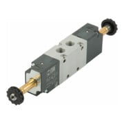 Riegler 5/2-Wegeventil »BASIC«, elektropneumatisch, bistabil, G 1/8-1