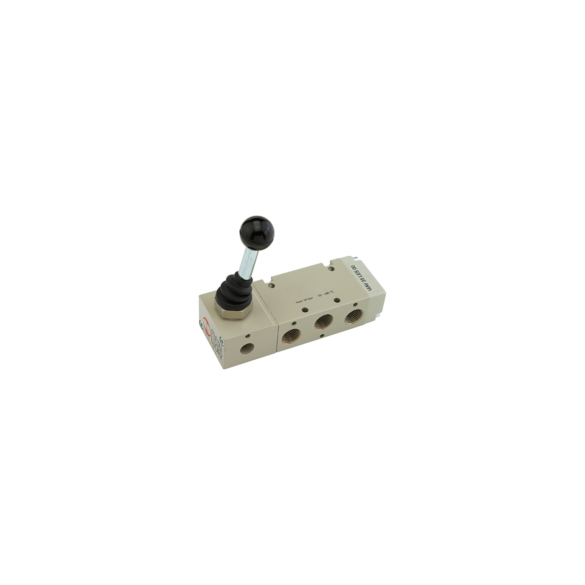 Riegler 5/2-Wegeventil, man. 90° Hebel bistabil G 1/8
