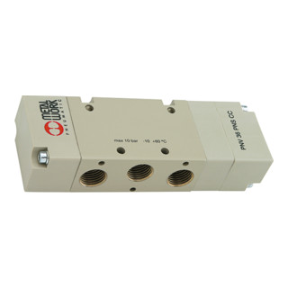 Riegler 5/3-Vanne à clapet, pneumatique, G 3/8, centre fermé