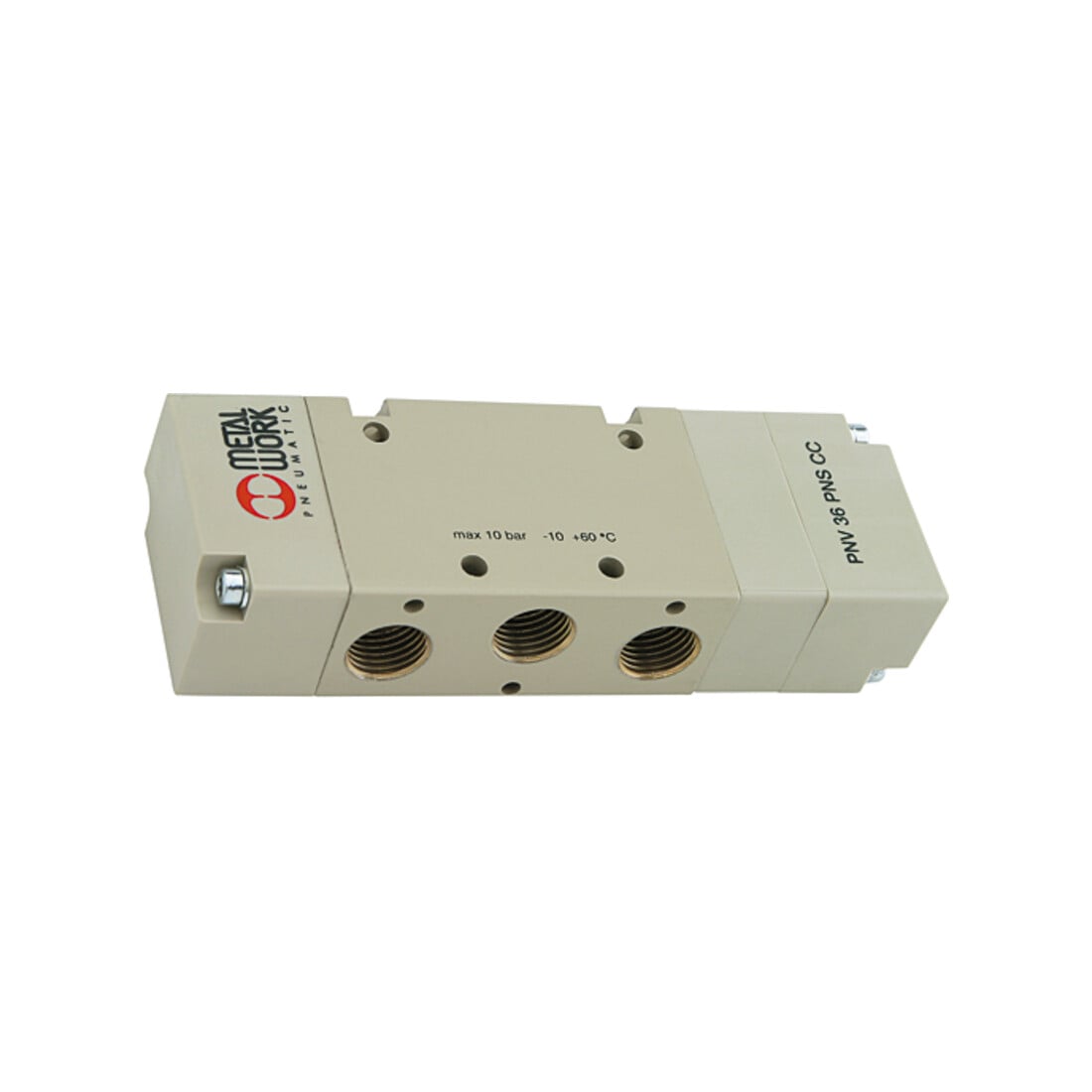Riegler 5/3-Vanne à clapet, pneumatique, G 3/8, centre fermé