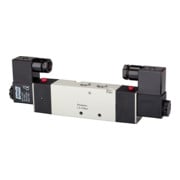Riegler 5/3 voies électropneumatique »4V« milieu fermé G 1/4, 24VDC, 550l/min-1