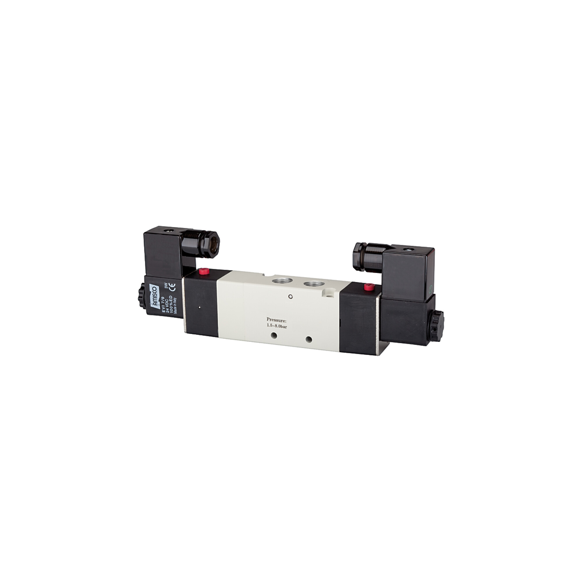 Riegler 5/3-Wegeven elektrpn. »4V« Mitte geschl. G 1/4, 24VDC, 950l/min