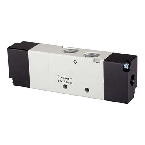 Riegler 5/3-Wegeventil, pneumatisch, »4A«, Mitte belü., G 1/4, 550l/min