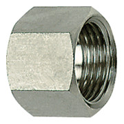 Riegler 6-kant-Ãœberwurfmutter, G 1/4, für Tüllengröße LW 4/6, ES 1.4571