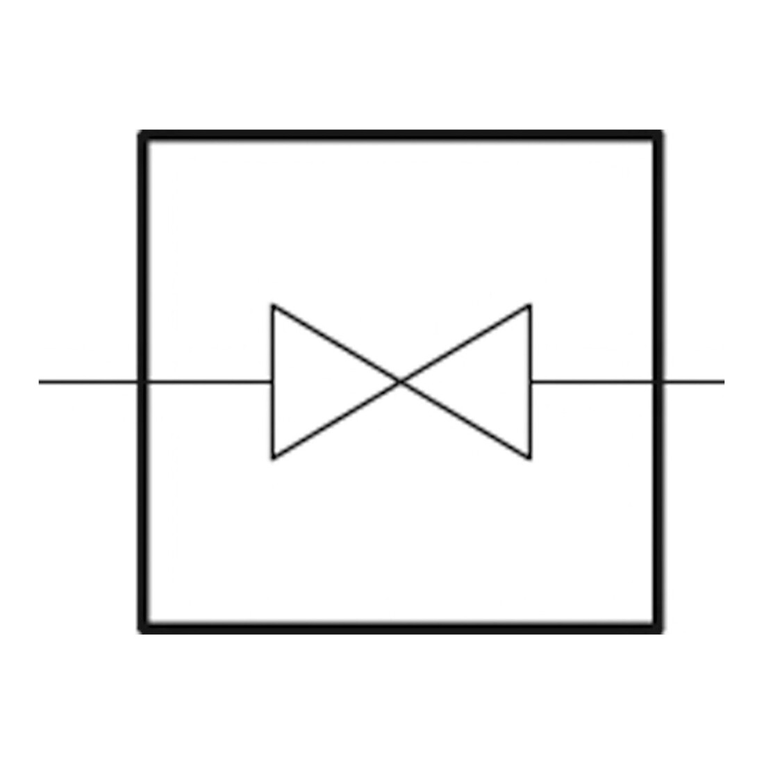 Riegler Absperrventil »Blaue Serie«, Steckanschluss, G 1/4 a., Schl.-Ø 6