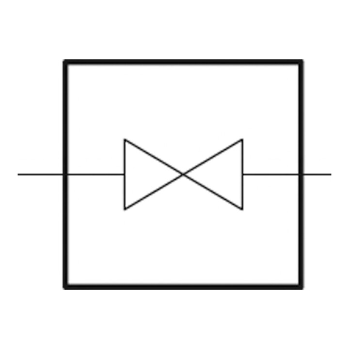 Riegler Absperrventil »Blaue Serie«, Steckanschluss, G 1/4 a., Schl.-Ã˜ 6