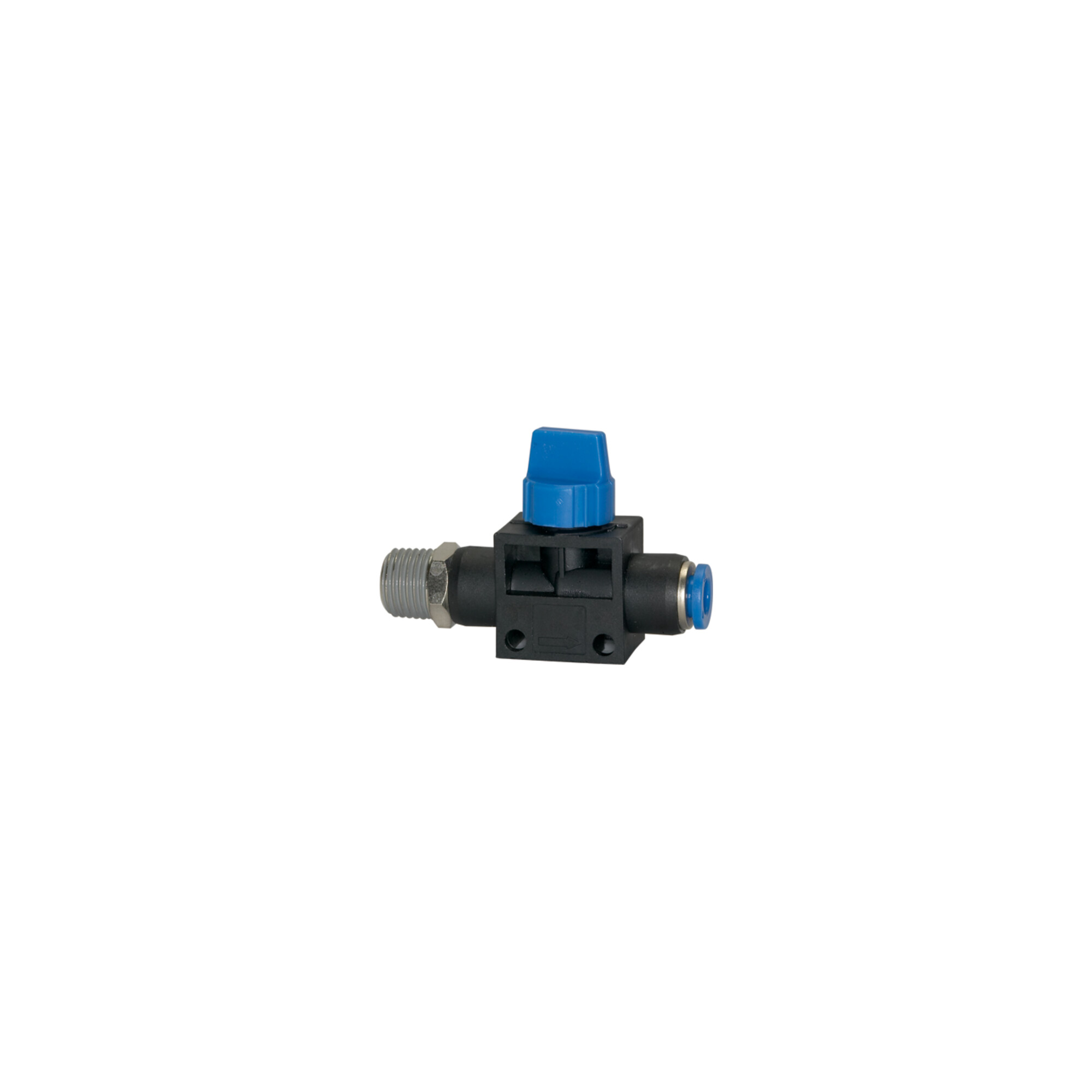 Riegler Absperrventil »Blaue Serie «, Steckanschluss, R 1/8 a., Schl.-Ã ̃ 8