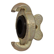 Riegler Accouplement aveugle, fonte malléable zinguée et passivée jaune-1