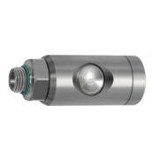 Riegler Accouplement de sécurité à bouton-poussoir NW 7,4, pivotant, ES, G 1/2 AG-1