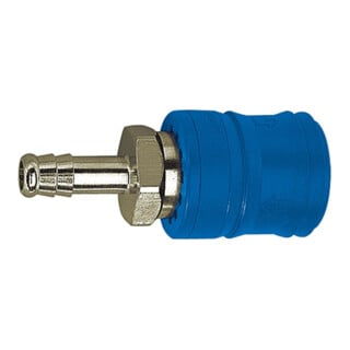 Riegler Accouplement de sécurité NW 7,4, type KE, laiton vern., embout LW 9