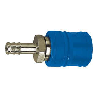 Riegler Accouplement de sécurité NW 7,4, type KE, laiton verni, embout LW 13