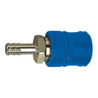 Riegler Accouplement de sécurité NW 7,4, type KE, laiton verni, embout LW 6