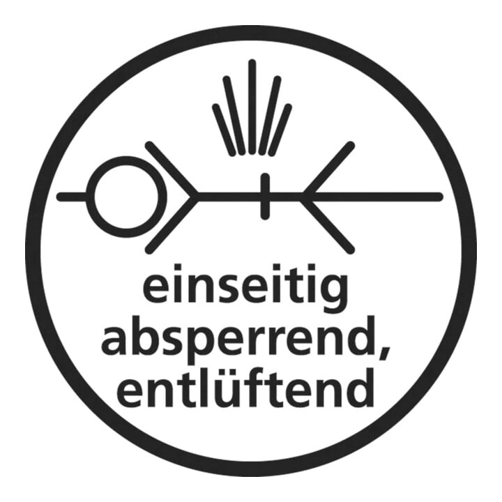 Riegler Accouplement de sécurité NW 7,4, type KE, laiton verni, embout LW 6