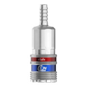 Riegler Accouplement de sécurité NW 7,6, acier/laiton galvanisé, embout LW 9-5