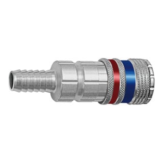 Riegler Accouplement de sécurité NW 7,6, acier/laiton zingué, embout LW 10