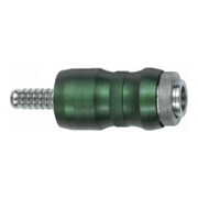 Riegler Accouplement de sécurité NW7,8, Bi-Tec, MS chromé, Embout LW13, 2050 l/min-1