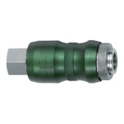 Riegler Accouplement de sécurité NW7,8, Bi-Tec, MS chromé, G 3/8 IG, 2050 l/min-1