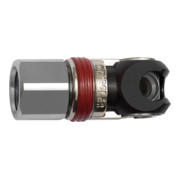 Riegler Accouplement de sécurité pivotant NW 5,5, ARO 210, acier, G 1/2 IG-1