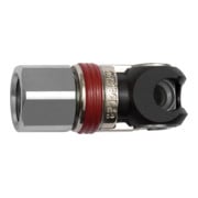 Riegler Accouplement de sécurité pivotant NW 5,5, ARO 210, acier, G 3/8 IG-1