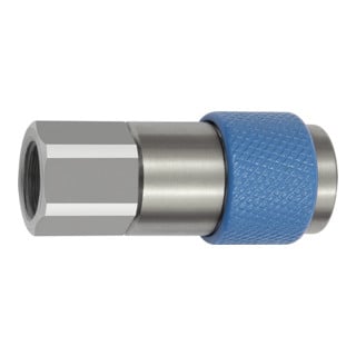Riegler Accouplement de sécurité rotatif universel NW 6, ISO 6150 C, G 3/8 IG, bleu