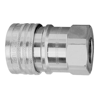 Riegler Accouplement hydraulique, série B, acier, G 1 IG, DN 20
