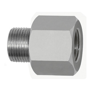 Riegler Adaptateur de filetage Aluminium, AG 1/2 - 27 UNS, IG G 1/4, SW 17