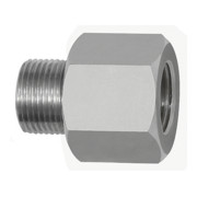 Riegler Adaptateur de filetage Aluminium, AG 1/2 - 27 UNS, IG G 1/4, SW 17-1